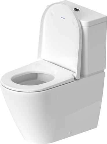 DURAVIT D-NEO WC kombi misa, Rimless splachovanie, vario odpad, HygieneGlaze 2002092000 Obrázek - fotka