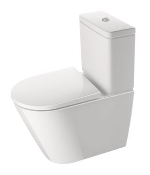 DURAVIT D-NEO WC kombi misa, Rimless splachovanie, vario odpad, HygieneGlaze 2002092000 Obrázek - fotka