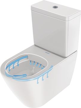 DURAVIT D-NEO WC kombi nádržka, spodný prívod vody, Dual-Flush 0944100005 Obrázek - fotka