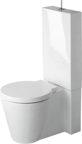 DURAVIT STARCK 1 WC kombi nádržka, bočný prívod vody, Start-Stop 8727100005 Obrázek - fotka