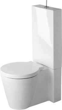 DURAVIT STARCK 1 WC kombi nádržka, bočný prívod vody, Start-Stop 8727100005 Obrázek - fotka