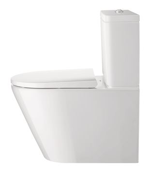 DURAVIT STARCK 3 WC kombi misa, spodný odpad, WonderGliss 01260100001 Obrázek - fotka