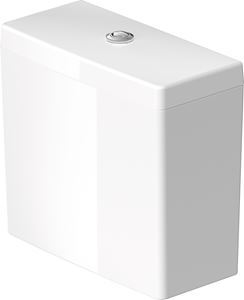 DURAVIT STARCK 3 WC kombi nádržka, spodný prívod vody, Dual-Flush, WonderGliss
