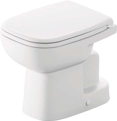 DURAVIT D-CODE stacionárne WC, spodný odpad 21100100002 Obrázek - Hlavní obrázek