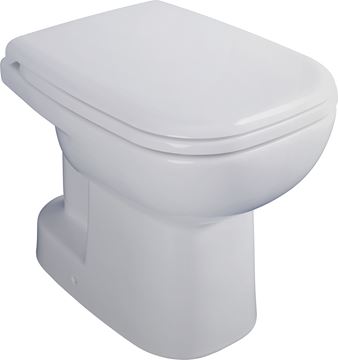 DURAVIT D-CODE stacionárne WC, spodný odpad 21100100002 Obrázek - fotka