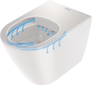 DURAVIT D-NEO stacionárne WC, Rimless splachovanie, vario odpad, HygieneGlaze 2003092000 Obrázek - fotka