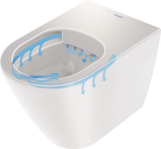 DURAVIT D-NEO stacionárne WC, Rimless splachovanie, vario odpad, HygieneGlaze 2003092000 Obrázek - fotka
