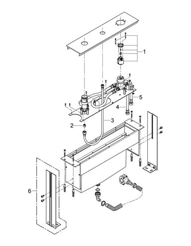 GROHE montážne teleso DN20 33339000 Obrázek - fotka