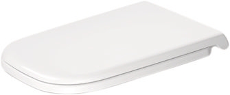 DURAVIT D-CODE VITAL WC sedadlo, bezbariérové, Soft-Close, lesklá biela