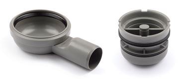 UNIDRAIN 2415 sifón DN50, pre podlahový žľab, bočný odpad 2415.0050 Obrázek - fotka