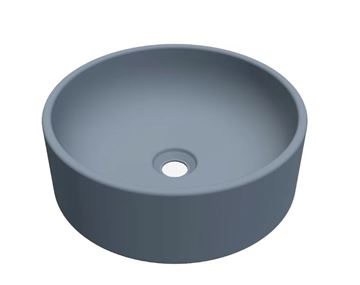 BETTE BALANCE umývadlová misa 42,5 cm, bez prepadu, smaltovaná oceľ, blue satin