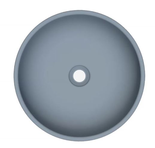 BETTE BALANCE umývadlová misa 42,5 cm, bez prepadu, smaltovaná oceľ, blue satin A248-418 Obrázek - fotka