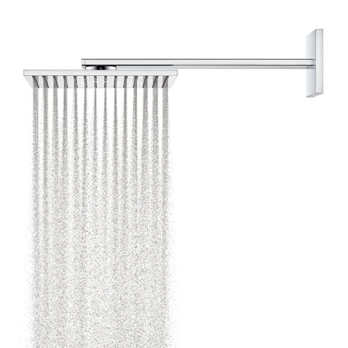 AXOR SHOWER SOLUTIONS 300/300 1JET horná sprcha 300x300 mm, s ramenom, chróm 35314000 Obrázek - fotka