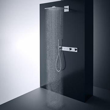 AXOR SHOWER SOLUTIONS 300/300 1JET horná sprcha 300x300 mm, s ramenom, chróm 35314000 Obrázek - fotka