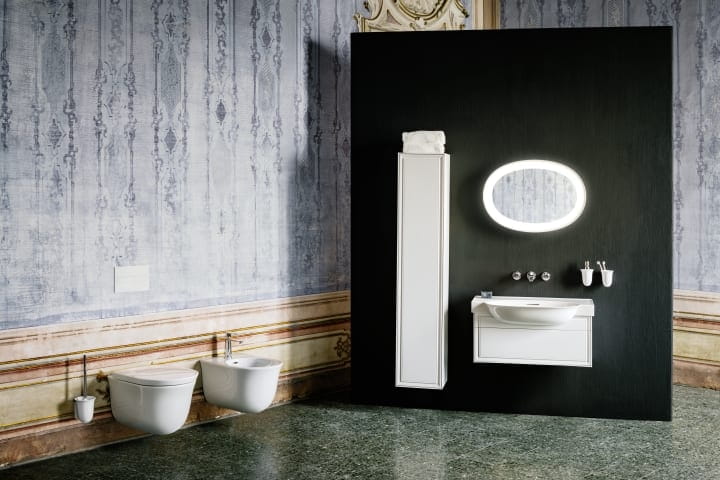 LAUFEN THE NEW CLASSIC zrkadlo 50x8x70 cm, s osvetlením H4060700850001 Obrázek - fotka