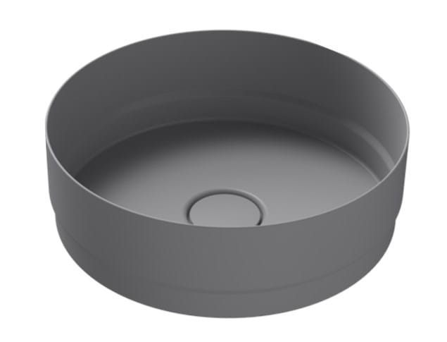 KALDEWEI NUEVA 3191 umývadlová misa 38 cm, bez prepadu, smaltovaná oceľ, Perl-Effect, cool grey 911206003663 Obrázek - Hlavní obrázek