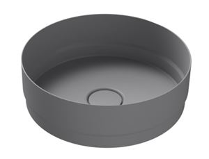 KALDEWEI NUEVA 3191 umývadlová misa 38 cm, bez prepadu, smaltovaná oceľ, Perl-Effect, cool grey