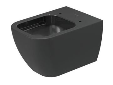 DURAVIT HAPPY D.2 závesné WC, Rimless splachovanie, anthracite matt