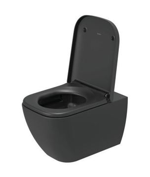 DURAVIT HAPPY D.2 WC sedadlo, Soft-Close, anthracite matt 0064591300 Obrázek - fotka