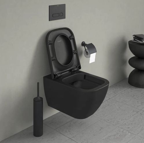 DURAVIT HAPPY D.2 WC sedadlo, Soft-Close, anthracite matt 0064591300 Obrázek - fotka