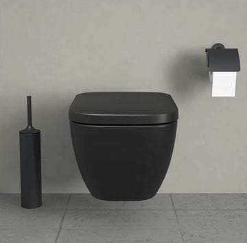 DURAVIT HAPPY D.2 závesné WC, Rimless splachovanie, anthracite matt 2222098900 Obrázek - fotka