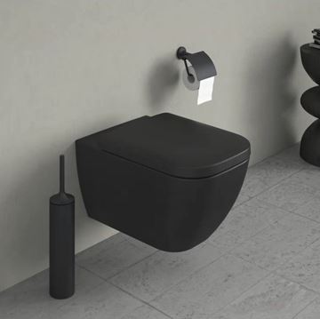 DURAVIT HAPPY D.2 závesné WC, Rimless splachovanie, anthracite matt 2222098900 Obrázek - fotka