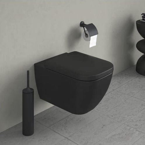 DURAVIT HAPPY D.2 závesné WC, Rimless splachovanie, anthracite matt 2222098900 Obrázek - fotka