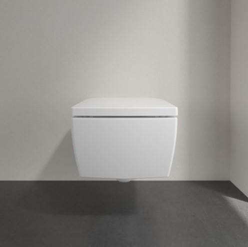 VILLEROY & BOCH MEMENTO 2.0 závesné WC, DirectFlush splachovanie, CeramicPlus, alpská biela 4633R0R1 Obrázek - fotka