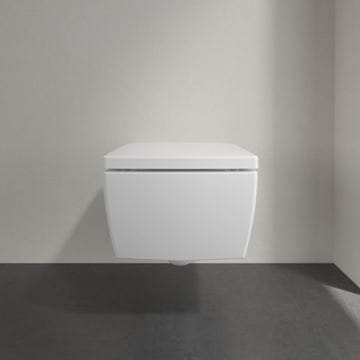VILLEROY & BOCH MEMENTO 2.0 závesné WC, DirectFlush splachovanie, CeramicPlus, alpská biela 4633R0R1 Obrázek - fotka