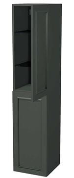 INTEDOOR CHICAGO vysoká skrinka 34,7x35x158 cm, 2 dvierka, pánty vľavo, zelená PTCHICSV352DL408 Obrázek - fotka