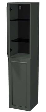 INTEDOOR CHICAGO vysoká skrinka 34,7x35x158 cm, 2 dvierka, pánty vpavo, zelená PTCHICSV352DP408 Obrázek - fotka