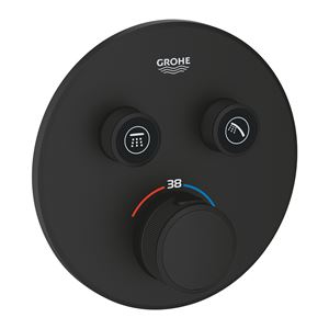 GROHE GROHTHERM SMARTCONTROL podomietková termostatická batéria, pre 2 spotrebiče, Water Saving, phantom black