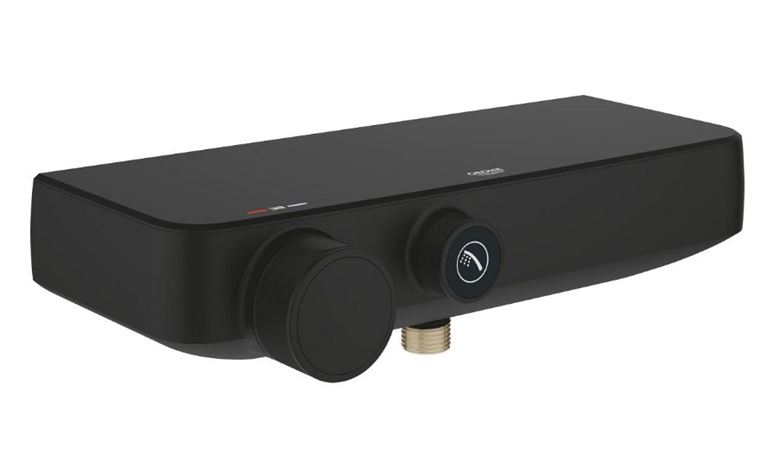 GROHE GROHTHERM SMARTCONTROL sprchová nástenná termostatická batéria, Water Saving, phantom black 102169KF00 Obrázek - Hlavní obrázek