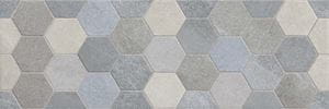 SAVOIA ALASKA dekor 25x75cm, esagone grey