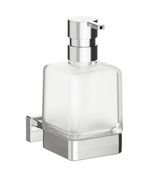 INDA LEA 1800 dávkovač tekutého mydla 250 ml, nástenný, sklo, chróm