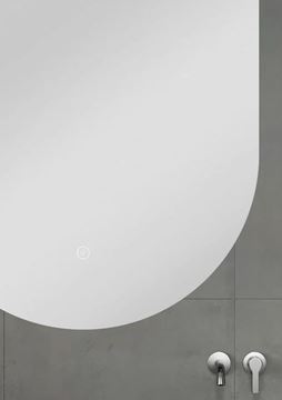 EASY PLUS LED zrkadlo 60x120 cm, s osvetlením, s reguláciou stmievania a teploty svetla, so senzorom EA-OV01-60120 Obrázek - fotka