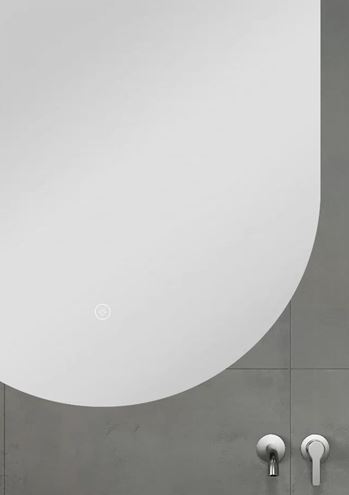 EASY PLUS LED zrkadlo 60x100 cm, s osvetlením, s reguláciou stmievania a teploty svetla, so senzorom EA-OV01-60100 Obrázek - fotka