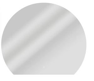 EASY PLUS LED zrkadlo 80x68,3 cm, s osvetlením, s reguláciou stmievania a teploty svetla, so senzorom