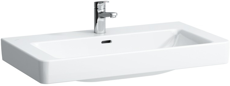 LAUFEN PRO S umývadlo 85 cm, s otvorom pre batériu a prepadom H8139650001041 Obrázek - Hlavní obrázek