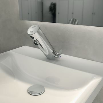 IDEAL STANDARD SENSORFLOW umývadlová senzorová batéria s reguláciou teploty, napájanie zo siete, chróm A7558AA Obrázek - fotka