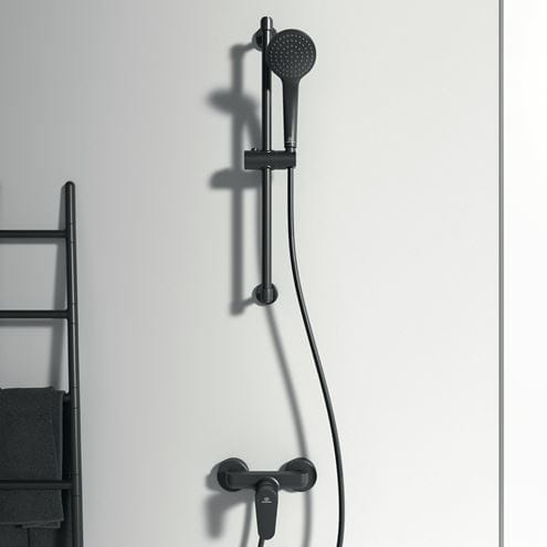 IDEAL STANDARD CERAFINE O sprchová nástenná batéria, hodvábna čierna BC499XG Obrázek - fotka