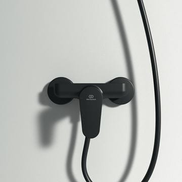 IDEAL STANDARD CERAFINE O sprchová nástenná batéria, hodvábna čierna BC499XG Obrázek - fotka