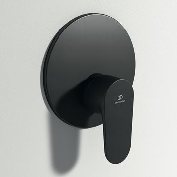IDEAL STANDARD CERAFINE O sprchová podomíková batéria, s telesom, hodvábna čierna A7192XG Obrázek - fotka