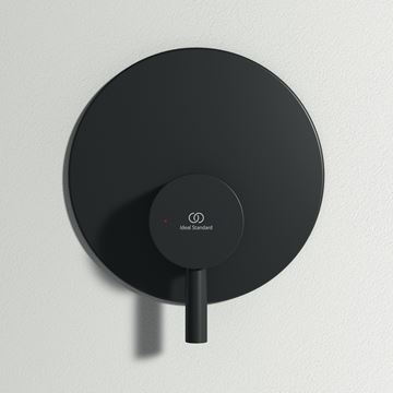IDEAL STANDARD CERAFINE O sprchová podomíková batéria, s telesom, hodvábna čierna A6940XG Obrázek - fotka