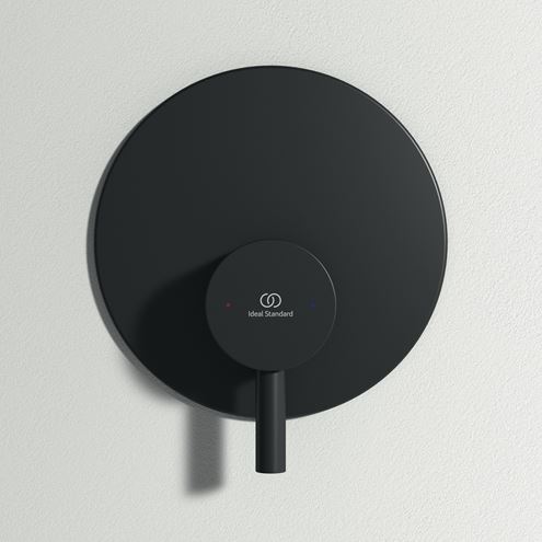 IDEAL STANDARD CERAFINE O sprchová podomíková batéria, s telesom, hodvábna čierna A6940XG Obrázek - fotka