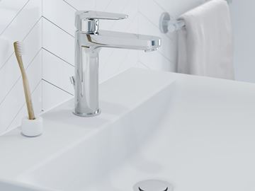 IDEAL STANDARD CERAFINE O umývadlová stojanková batéria, s odtokovou súpravou, chróm BC699AA Obrázek - fotka