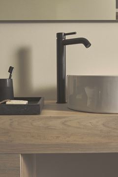 IDEAL STANDARD CERALINE O umývadlová stojanková batéria, hodvábna čierna BC269XG Obrázek - fotka