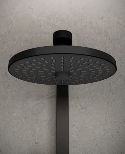 IDEAL STANDARD ALU+ horná sprcha pr. 260 mm, 2 prúdy, matná čierna BD581XG Obrázek - fotka