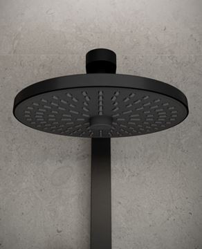 IDEAL STANDARD ALU+ horná sprcha pr. 260 mm, 2 prúdy, matná čierna BD581XG Obrázek - fotka