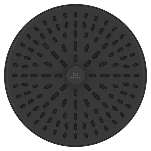 IDEAL STANDARD ALU+ horná sprcha pr. 260 mm, 2 prúdy, matná čierna BD581XG Obrázek - fotka